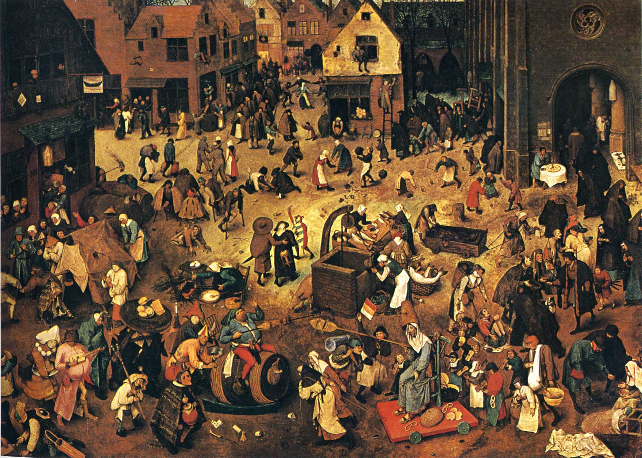 Karnaval ve Perhiz Arasındaki Savaş, Pieter Bruegel, 1559.