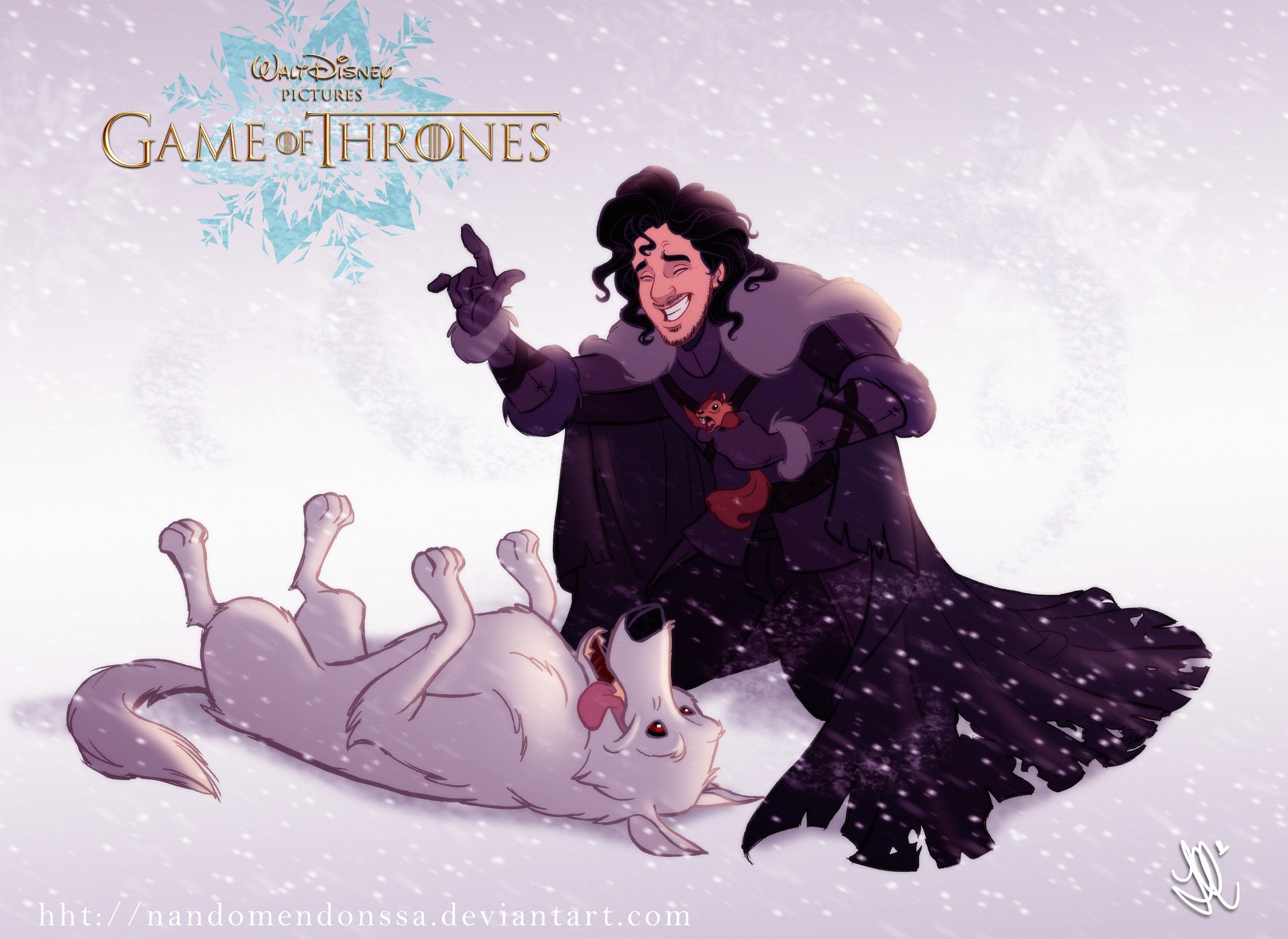 Game of Thrones Disney Jon Snow