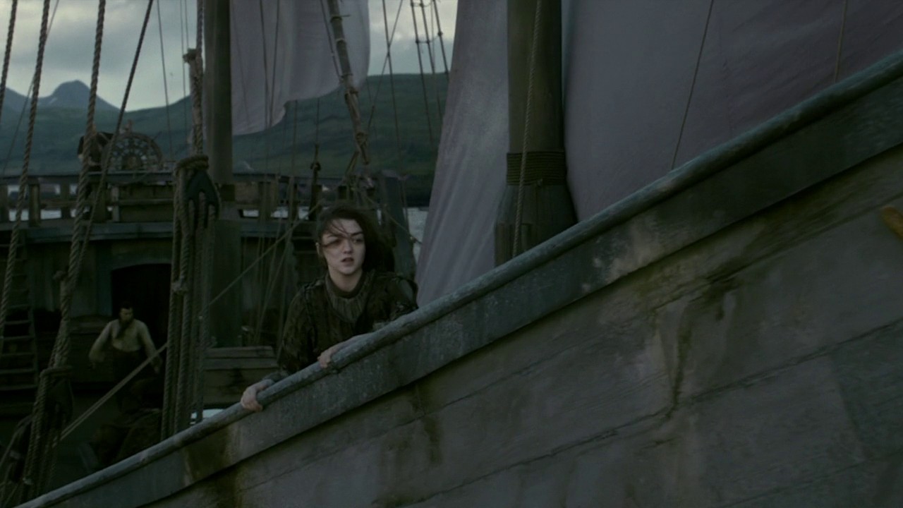 Game of Thrones S04E10 Arya Ship