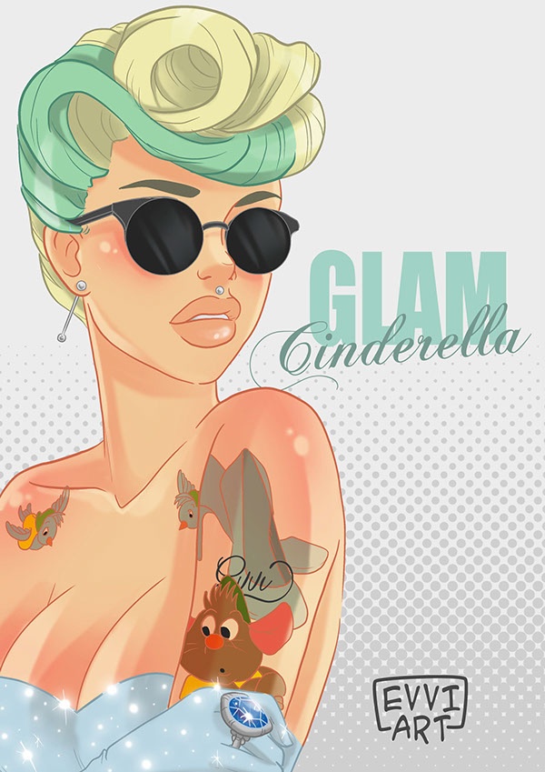 tattooed-disney-princesses-hipster-glam-pin-up-and-gothic2
