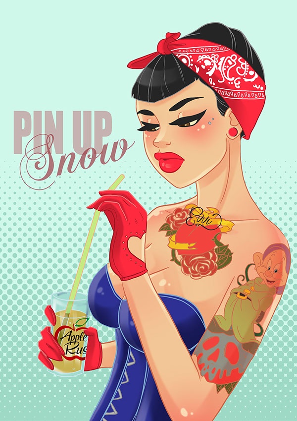 tattooed-disney-princesses-hipster-glam-pin-up-and-gothic6