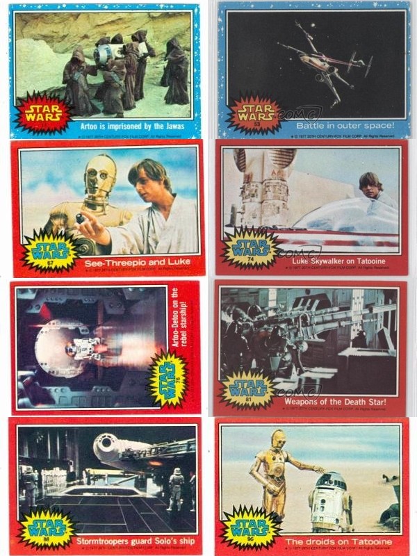 Star Wars The Force Awakens Karakter İsimleri 1977 Orijinal Set