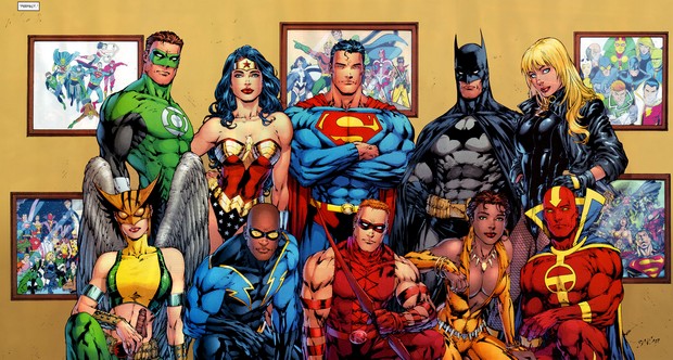 Justice League of America Group Photo