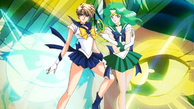 09 Sailor Nepture Sailor Uranus