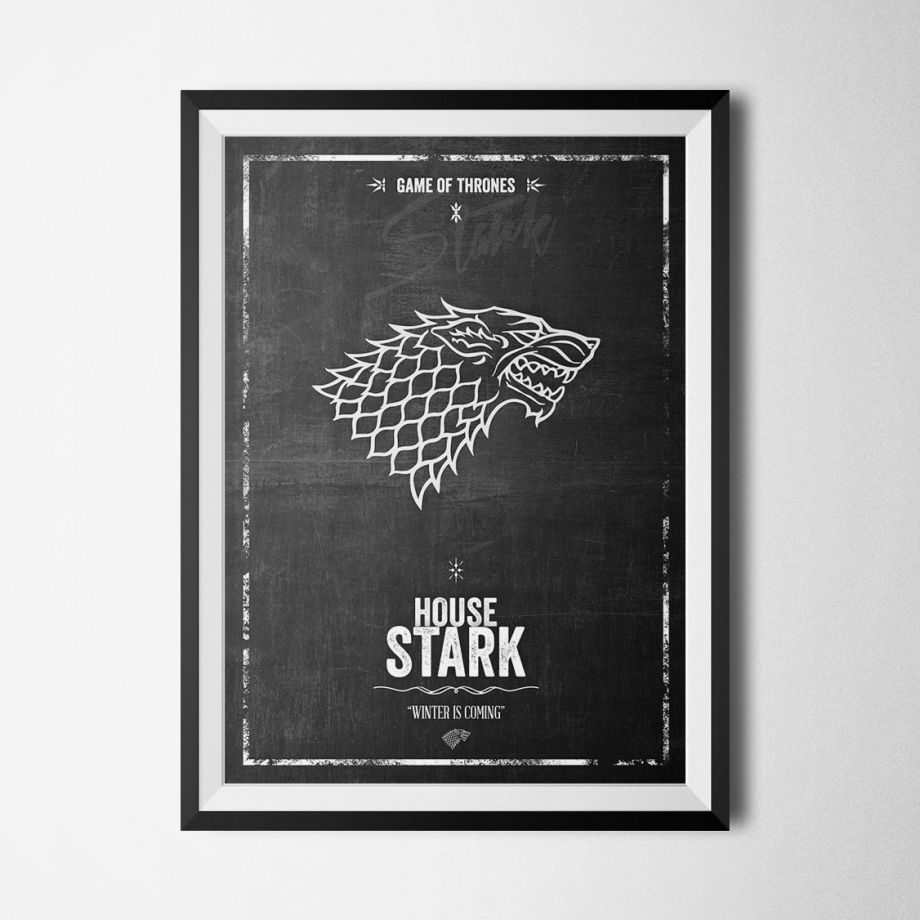 House Stark - Game of Thrones - Poster