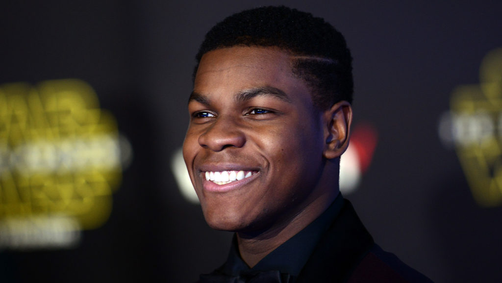 HOLLYWOOD, CA - DECEMBER 14:  Actor John Boyega arrives for the Premiere Of Walt Disney Pictures And Lucasfilm's "Star Wars: The Force Awakens"  held on December 14, 2015 in Hollywood, California.  (Photo by Albert L. Ortega/Getty Images)