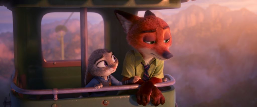 ZOOTOPIA – Pictured (L-R): Judy Hopps, Nick Wilde. ©2016 Disney. All Rights Reserved.