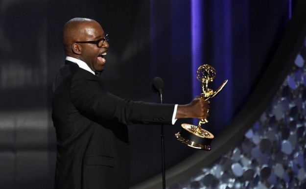 Courtney B. Vance accepts the award for outstanding lead actor in a limited series or a movie for The People v. O.J. Simpson: American Crime Story at the 68th Primetime Emmy Awards on Sunday, Sept. 18, 2016, at the Microsoft Theater in Los Angeles. (Photo by Chris Pizzello/Invision/AP)