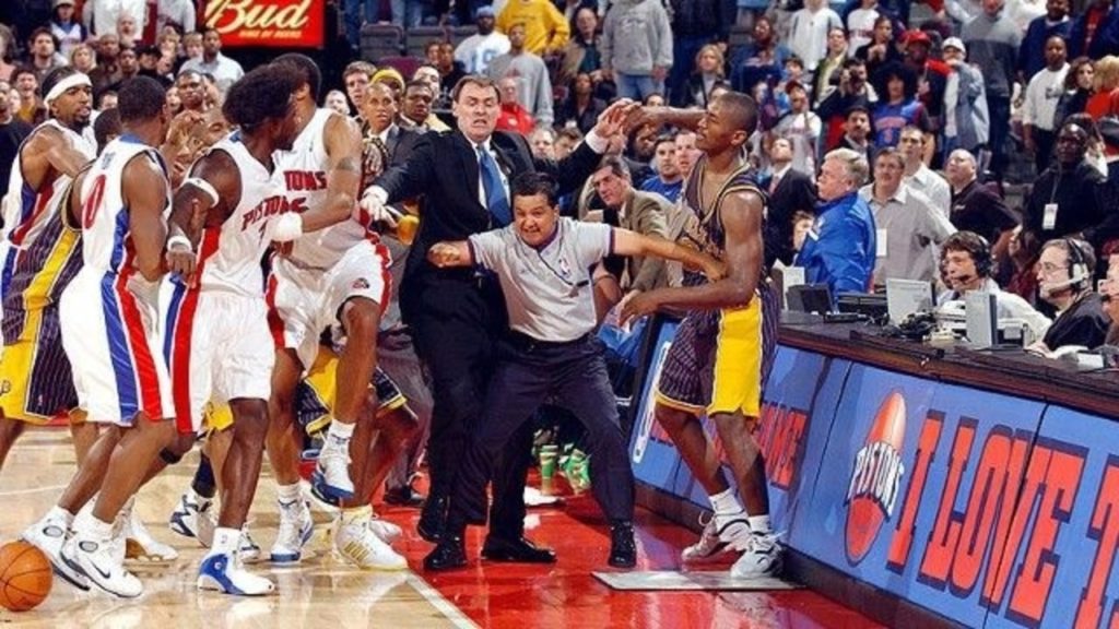 03 Pacers Pistons Brawl