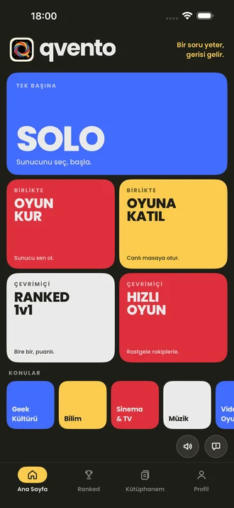 Sade qvento teması ana ekranı