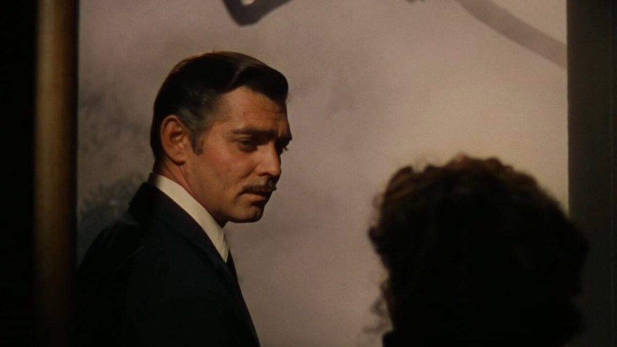 Rüzgâr Gibi Geçti'nin veda sahnesinde Rhett Butler