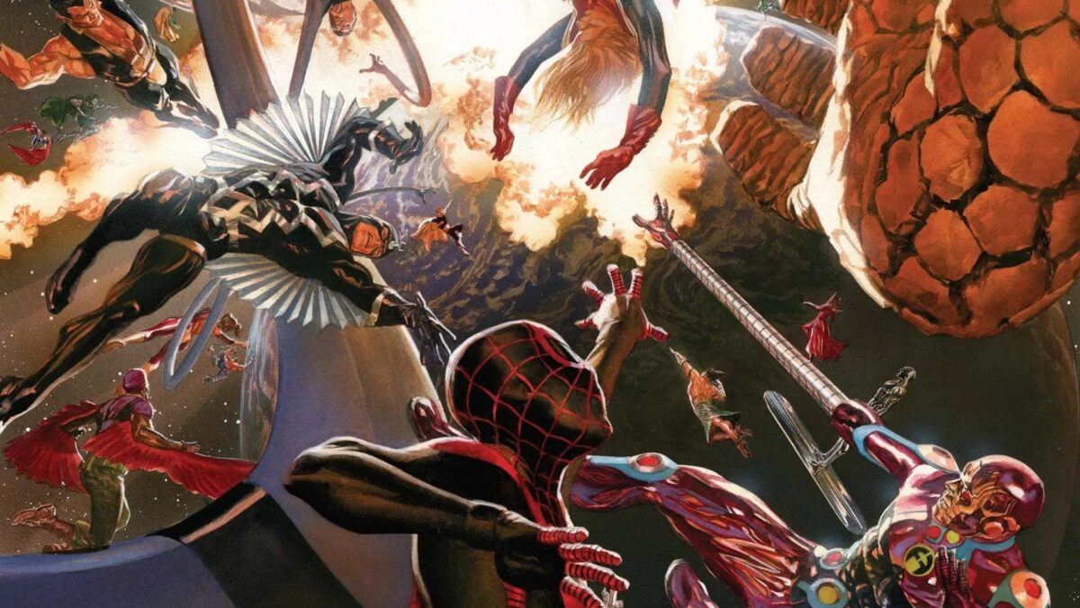 Secret Wars (2015) #1 kapak çizimi
