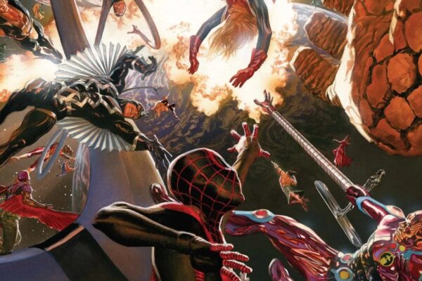 Secret Wars (2015) #1 kapak çizimi