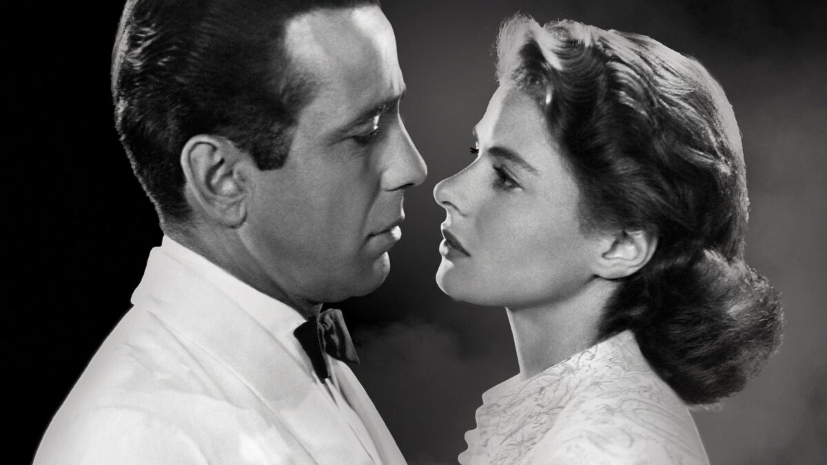 Casablanca'da Humphrey Bogart ve Ingrid Bergman