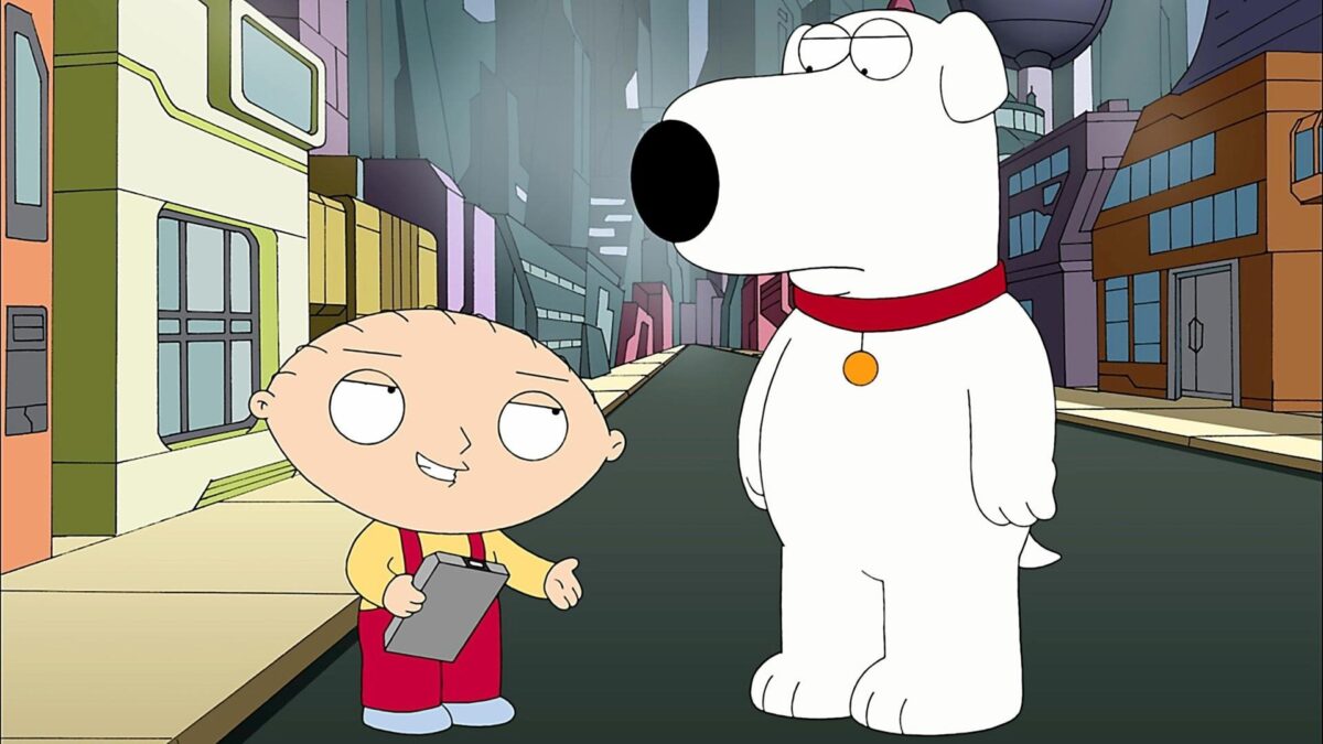 Family Guy'dan Stewie ve Brian