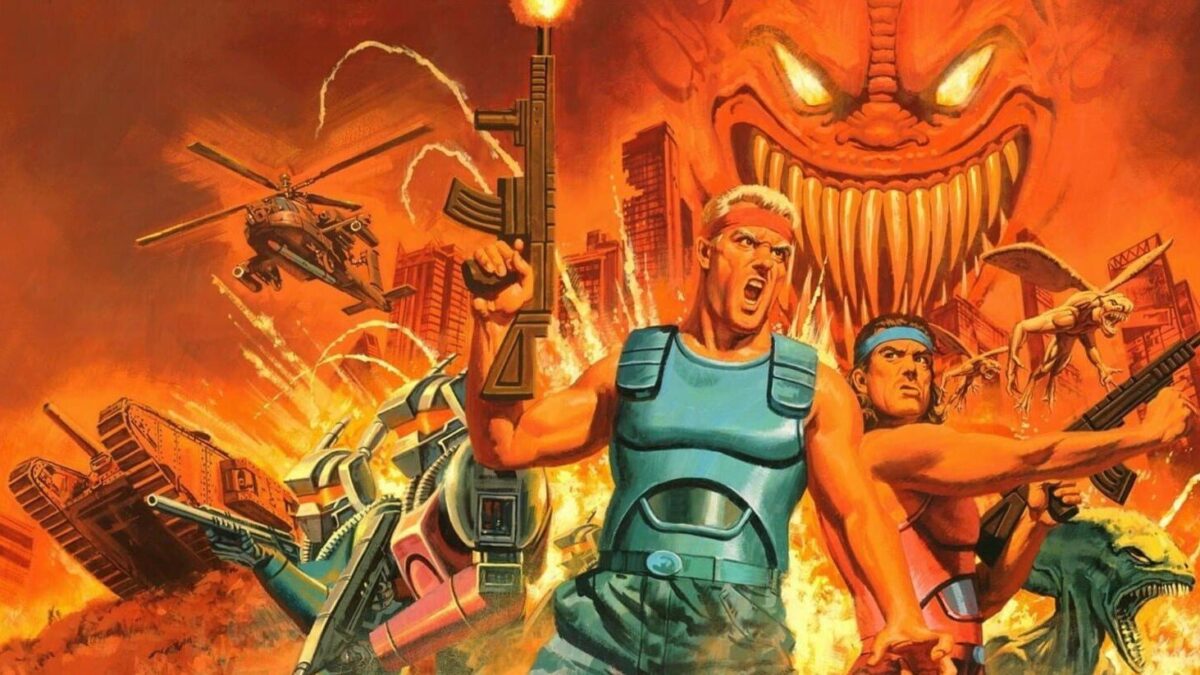 Contra III: The Alien Wars'ın tanıtım çizimi
