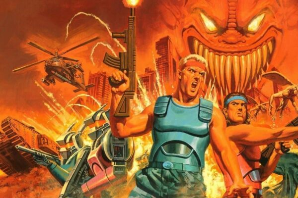 Contra III: The Alien Wars'ın tanıtım çizimi