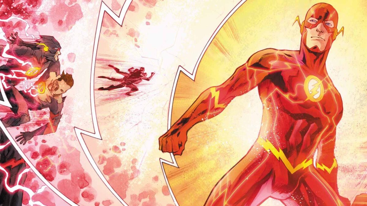 The Flash (New 52) iç sayfa çizimi