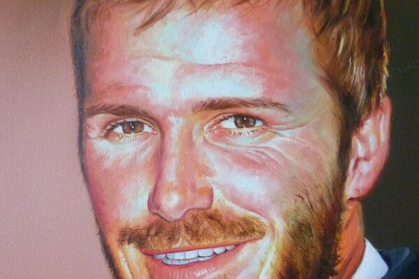 DAVID BACKHAM - OIL PAINTING