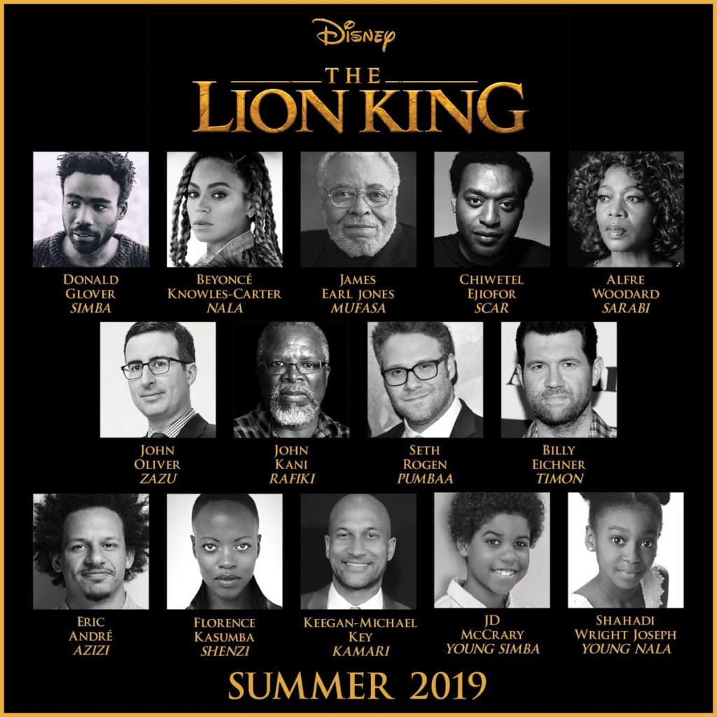 Lion King cast
