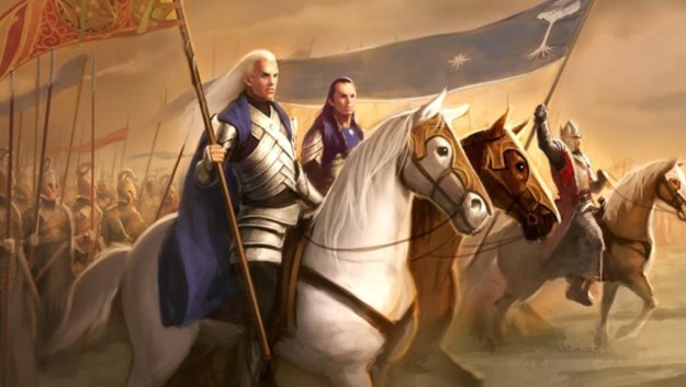 Glorfindel,_Elrond_and_King_Earnur_unite_against_the_Witch-King_of_Angmar