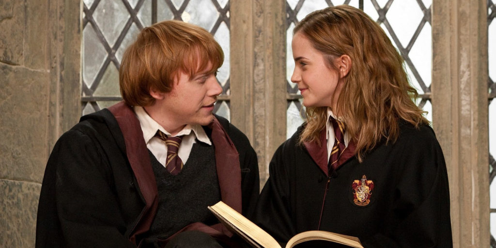 Ron-and-Hermione-Studying