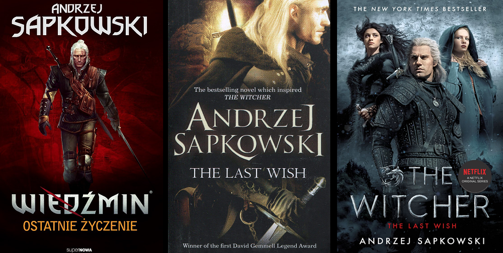 witcher book covers