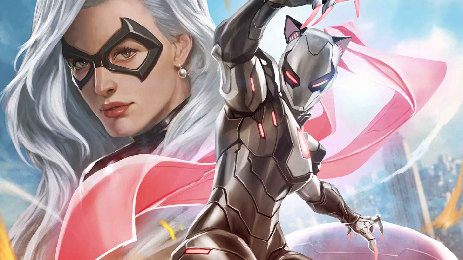 Marvel cats. Iron Cat Marvel. Айрон Кэт Марвел. Iron Cat Felicia Hardy. Тони Старк и Фелиция Харди.