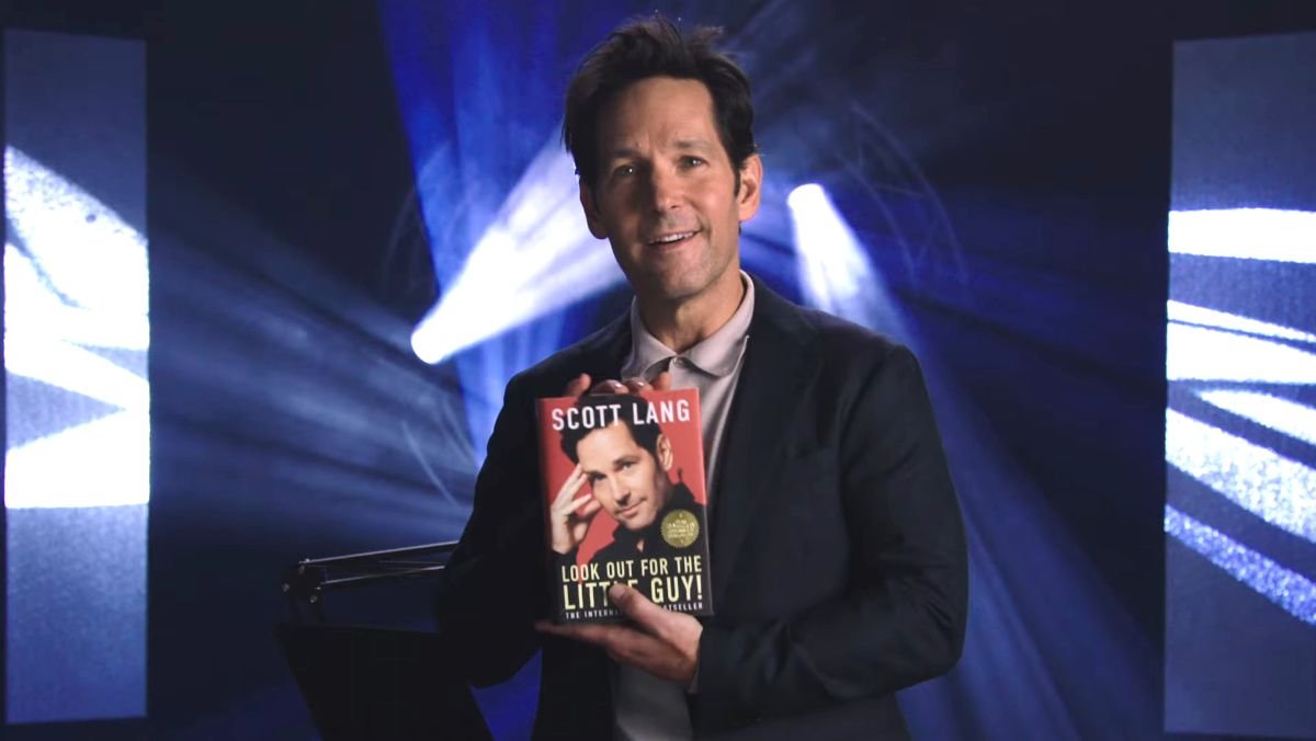 Ant-Man and the Wasp: Quantumania filminden Scott Lang kitabı