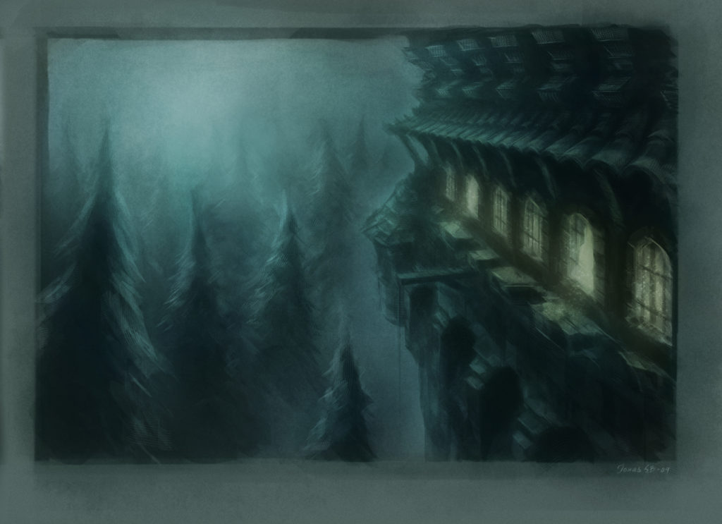 Frictional Games yapımı Amnesia: The Dark Descent oyunundan bir konsept görseli