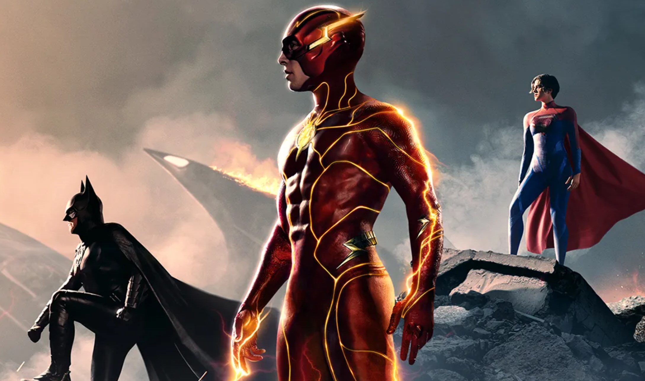 the flash batman supergirl dceu