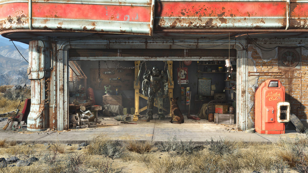 Bethesda Game Studios yapımı Fallout 4 oyununun trailerından bir görsel
