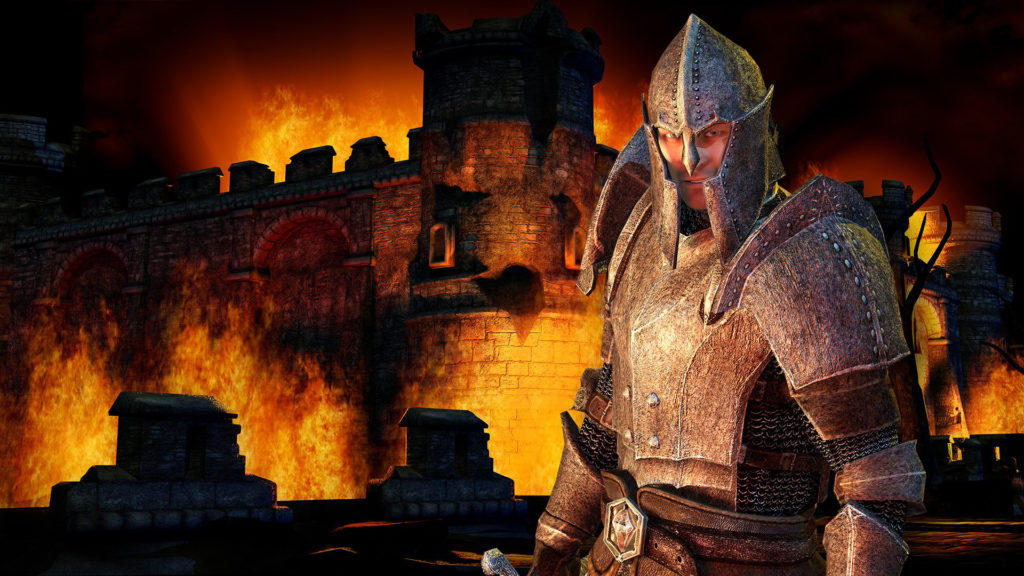 Bethesda Game Studios yapımı Elder Scrolls IV Oblivion oyunundan bir tanıtım görseli