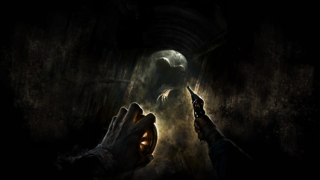 Frictional Games yapımı Amnesia: The Bunker adlı korku oyunundan bir 2D art
