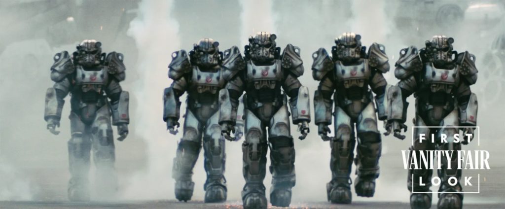 Amazon ve Kilter Films yapımı Fallout dizisinden Brotherhood of Steel askerleri