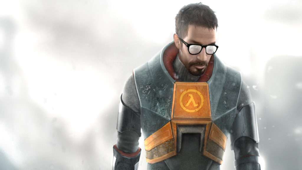 Valve yapımlı Half Life oyunlarının ana kahramanı Gordon Freeman adına çizilmiş bir game art