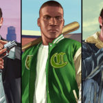 Rockstar Games yapımı GTA V oyunundan Michael Franklin ve Trevor adlı ana karakterlerin bulunduğu bir kapak resmi