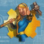 Fallout 4 oyunu için çıkan Vault-Tec Workshop ek paketinin kapak görseli